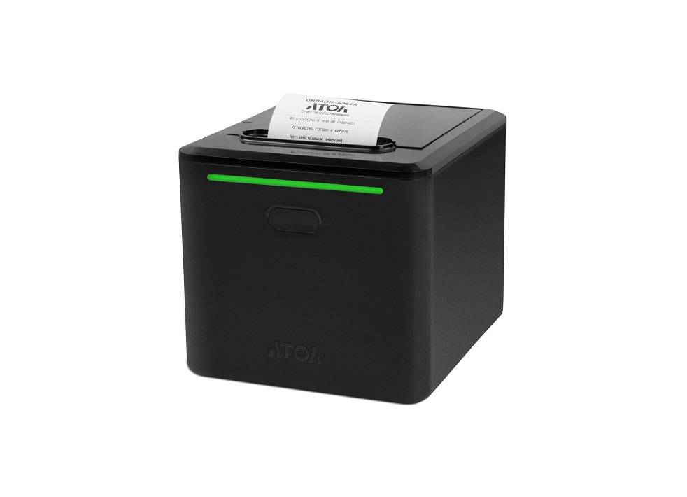 АТОЛ 55Ф v2 Черный Без ФН USB RS-232 Ethernet 5.0 