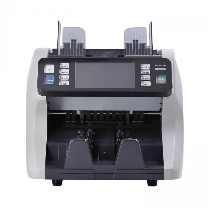 Счетчик банкнот с детектором подлинности MERTECH C-120 DOUBLE CIS MG touch screen 