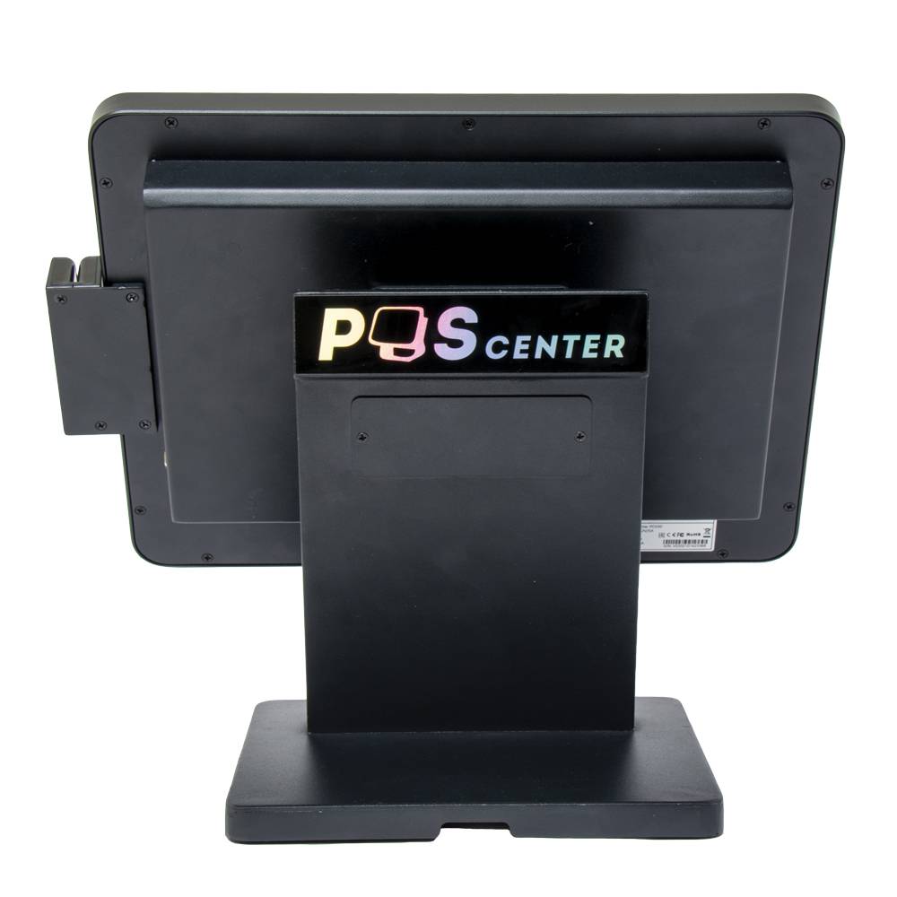 Сенсорный моноблок POScenter POS90 Pro (15", PCAP, N100, RAM 4Gb, SSD M2 128Gb, 90W, MSR) без ОС 
