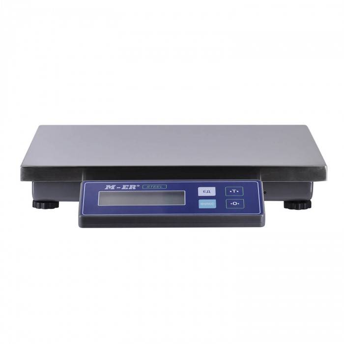 Весы M-ER 224AF-15.2 LCD STEEL USB 